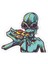 Allien Pizza Sticker-Etiket 7.5x8.5 1