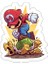 Angry Mario Sticker-Etiket 8x6 1