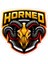 Horned Sticker-Etiket 8x8 1