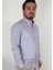 Slim Fit Çizgili Pembe Erkek Gömlek 1