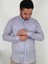 Slim Fit Çizgili Pembe Erkek Gömlek 4