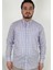 Slim Fit Çizgili Pembe Erkek Gömlek 5