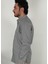 Slim Fit Çizgili Antrasit Erkek Gömlek 2