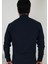Slim Fit Lacivert Pitikareli Erkek Gömlek 3