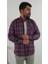 Regular Fit Ekose Likralı Erkek Gömlek 5