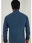 Slim Fit İndigo Oxford Erkek Gömlek 3