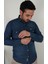 Slim Fit Kot Erkek Gömlek 4
