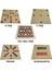 5 in 1 Ahşap Tic-Tac-Toe & 3 Taş & 9 Taş & Bihar ve Surakarta Akıl Zeka ve Strateji Oyunu 1