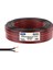 100 M Elektrik Hoparlör ve Ses Kablosu Siyah 2X0.75MM 1