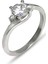 Beyaz Taşlı Tek Taş Kadın Yüzük (Kod 2020059) 1