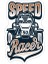 Nefdijital Speed Racer StickerEtiket 5x7 1