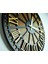 Kayra Duvar Saati Masif Rustik Roma Gold 90CM 5