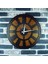 Kayra Duvar Saati Masif Roma Black 50CM 5