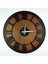 Kayra Duvar Saati Masif Kanvas Roma Black 90CM 2