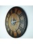 Kayra Duvar Saati Masif Kanvas Roma Black 90CM 3