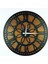 Kayra Duvar Saati Masif Papatya Black 70CM 2