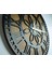 Kayra Duvar Saati Masif Papatya Black 70CM 4