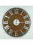 Kayra Duvar Saati Masif Kanvas Roma Silver 90CM 2