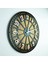 Kayra Duvar Saati Masif Rustik Latin Silver 90CM 3