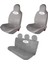 Özdemir Tekstil Ford Fusion Oto Koltuk Servis Kılıfı Penye Ön Arka Takım Gri 2