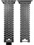 Apple Watch Uyumlu 38 mm Octagon Desenli Metal Kordon Siyah 2