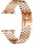 Apple Watch Uyumlu 40 mm Octagon Desenli Metal Kordon Rose Gold 1