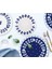 Bloom Çiçek Desen Mavi Beyaz 6 lı 20 cm Stoneware Yemek Tabağı BLM0010 4