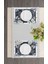 Flower- 5 Amerikan Servis 6'lı Set - 50 x 35 cm. 3
