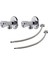 1/2 Ara Musluk + 50CM Batarya Flex Hortum 2'er Adet 1