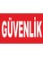 Güvenlik Levhası 1