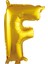 Gold Folyo Balon Harf F 16" 1