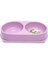 Bamboo Ikili Mama ve Su Kabı BO-3037Z ( 450 ml x 2 ) Mor 1