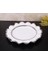 Avangarde Beyaz Gümüş Yuvarlak Sunum Tabağı 33 cm. 5