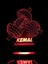 Fitness Dumbell 16 Renk Gece Lambası 2