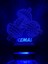 Fitness Dumbell 16 Renk Gece Lambası 4