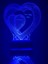 Kalp ve Sonsuzluk 16 Renk LED Gece Lambası 3