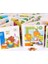 Wooden Toys Ahşap Mini Koordinasyon Raınbow Bultak Kule Kitap Puzzle Saat Geometrik 4'lü Set 2