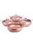 Özkent Rose Gold 7 Parça Granit Güveç Set Metal Sap K-541 1