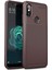 Xiaomi Mi A2 Kılıf Esnek Tpu Silikon Kahverengi 1