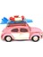 Özel Tasarım Volkswagen Beetle Classic Pembe Renkli Vosvos Handmade 4
