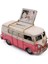 Özel Tasarım Volkswagen Camper Van Classic Vosvos Pembe Renkli Handmade 1