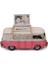 Özel Tasarım Volkswagen Camper Van Classic Vosvos Pembe Renkli Handmade 2