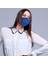 Vegan Cupro Klipsli ve Telli Desenli Antibakteriyal Yıkanabilir Maske 3