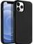 Apple iPhone 12 Pro (6.1'') Soft Touch Liquid Silikon Kılıf Siyah 1