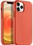 Apple iPhone 12 Pro 6.1" Soft Touch Altı Kapalı Liquid Silikon Lansman Kılıf Mercan 1