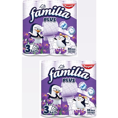 Familia Plus Tuvalet Kağıdı Parfümlü (32+32)