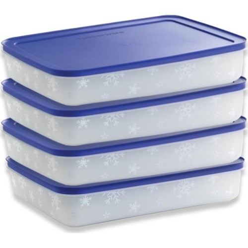 Tupperware Alaska Serisi (4 X 1.1L Dik) Buzdolabı Saklama Kabı