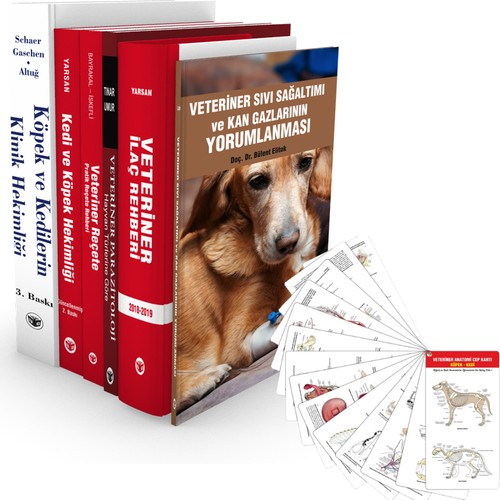 Muhteşem Kedi Köpek Hastalıkları Seti Michael Schaer Kitabı