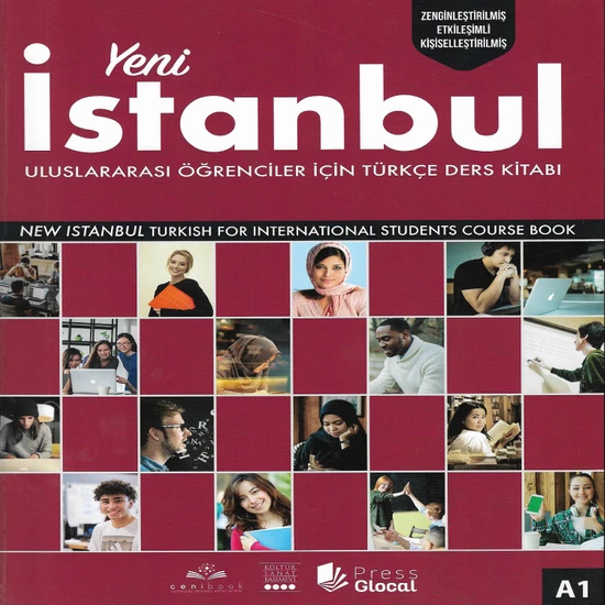 Yeni İstanbul Uluslarası Öğrenciler İçin Türkçe A1 Ders+Çalışma+Digital Qr Kod