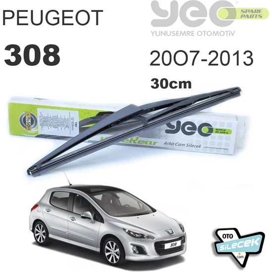 Peugeot 308 Arka Silecek 2007-2013